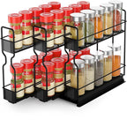 2-Tier Slide Out Spice Rack Organizer - Newest