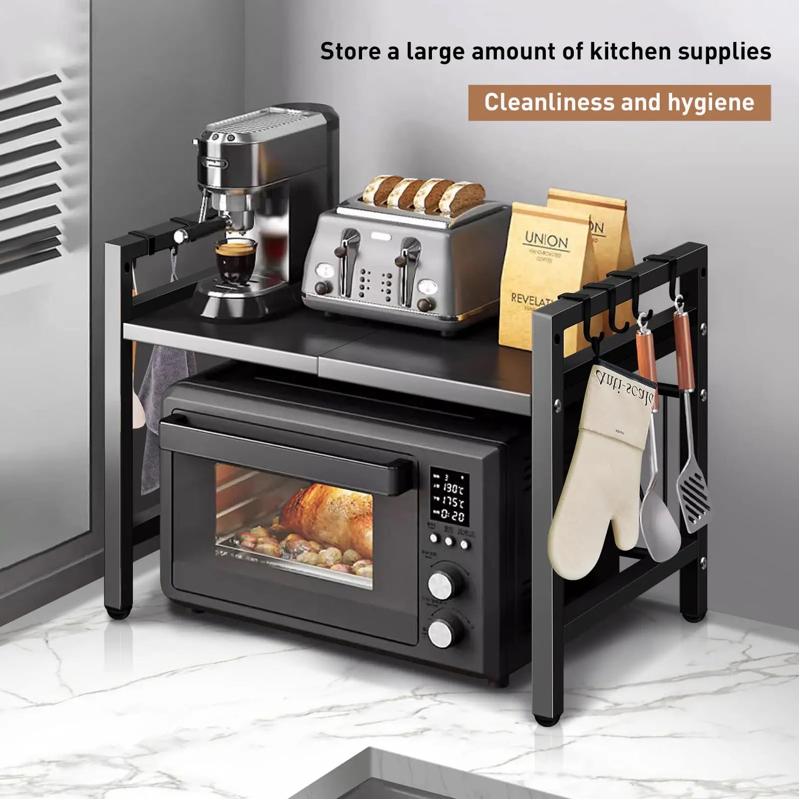 SpaceSaver Microwave Tray - Reclaim Your Countertop