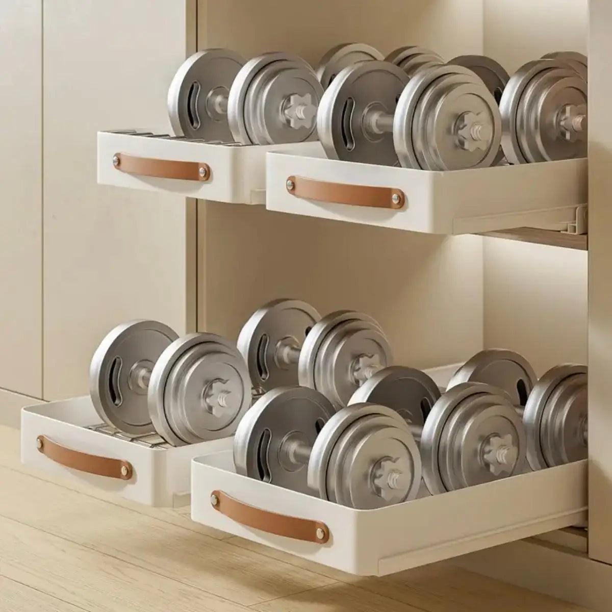 Pull-Out Cabinet Organizer with Adhesive Nano Film - Newest