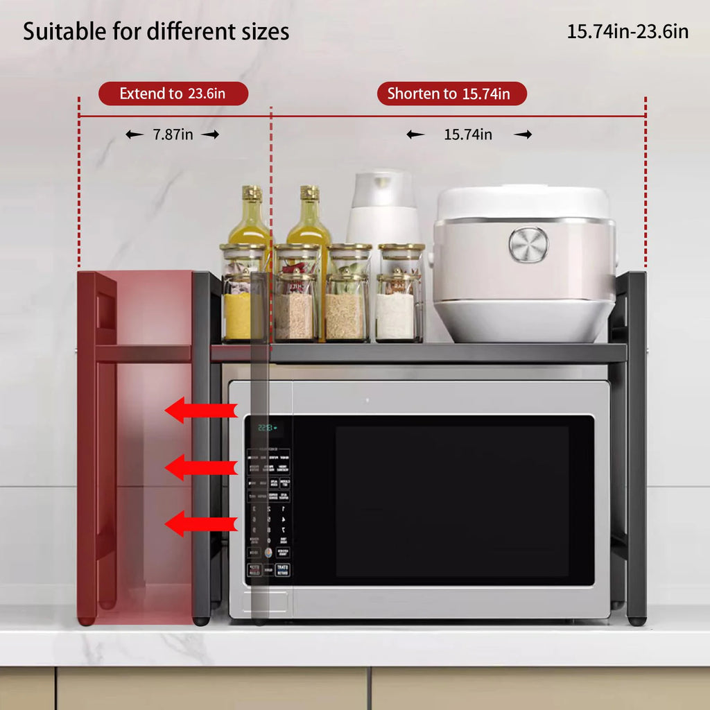 SpaceSaver Microwave Tray - Reclaim Your Countertop