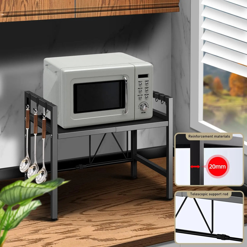 SpaceSaver Microwave Tray - Reclaim Your Countertop